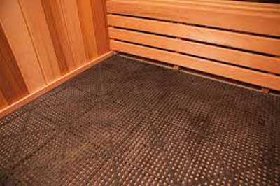 Dri-Dek on sauna floor02