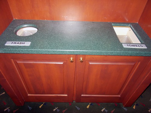 counter top drop holes